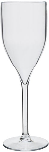 Tritan champagneglas Venus, uit kunststof, set van 6 stuks