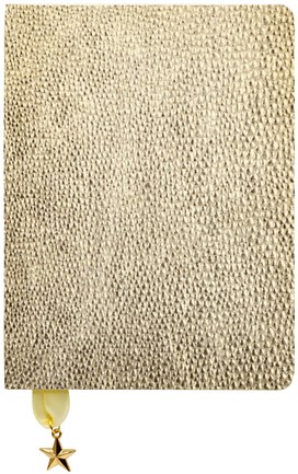 Notitieboek goud metallic