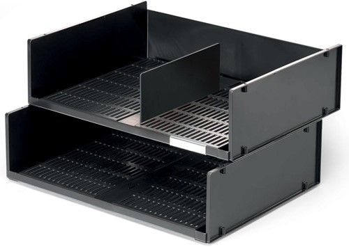 Durable brievenbak geschikt voor ft A3 of 2 x A4 zwart