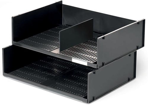 Durable brievenbak geschikt voor ft A3 of 2 x A4 zwart