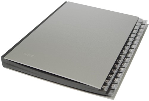 Class'ex sorteermap met cijferaanduiding 1-31, zilver