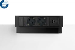 Opbouw stekkerdoos Power Desk UP2.0