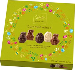Hamlet Pasen karamel mini's bonbons, doos van 175 g