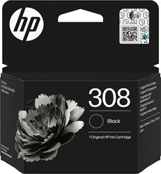 HP inktcartridge 308, 160 pagina's, OEM 7FP21UE, zwart