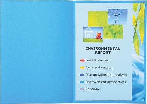 Exacompta Rock's 80 dossiermap, ft 22 x 31 cm, pak van 100, turkoois-2