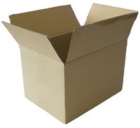 Verzenddoos, enkele golf, bruin, ft 305 x 220 x 200 mm-2