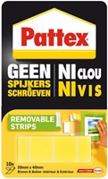Supermontagestrip Pattex 2kg verwijderbaar 10 stuks