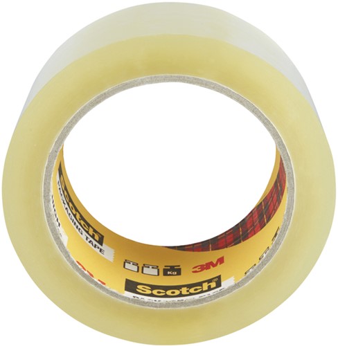 Verpakkingstape Scotch Secure Seal 50mmx66m transparant 6 rollen
