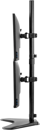 Fellowes Seasa  monitorarm, vrijstaand, voor 2 schermen, verticaal-3