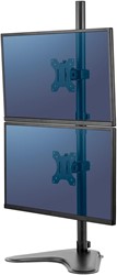 Fellowes Seasa  monitorarm, vrijstaand, voor 2 schermen, verticaal