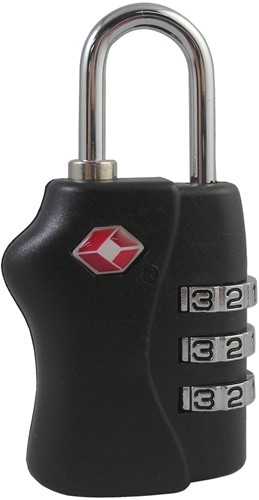 TSA slot met 3 cijferige combinatie