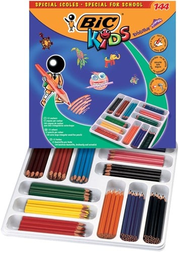 Bic Kids kleurpotlood Ecolutions Evolution 144 potloden (classpack)