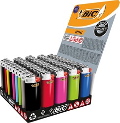 BIC Mini vuursteen aansteker, display van 50 stuks