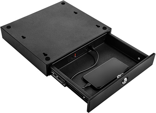 Persoonlijke lade met charger - Zwart