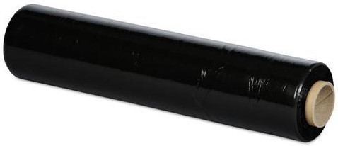 Wikkelfolie, ft 50 cm x 300 m, 20 mu, zwart