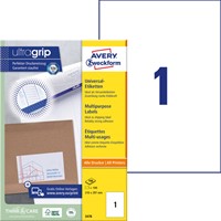 Etiket Avery Zweckform 3478 210x297mm A4 wit 100stuks-2