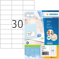 Etiket HERMA 4456 70x29.7mm premium wit 3000stuks