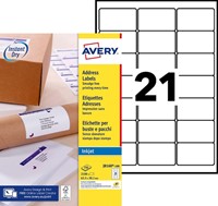 Etiket Avery J8160-100 63.5x38.1mm wit 2100 etiketten-2