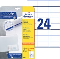 Etiket Avery Zweckform 3490 70x36mm wit 600stuks-3