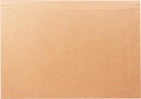 Verzendenvelop met balg, plakstrip aan lange zijde, ft 50 x 250 x 360 mm, bruin-3