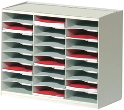 Paperflow sorteerrek Evolution, 24 vakken