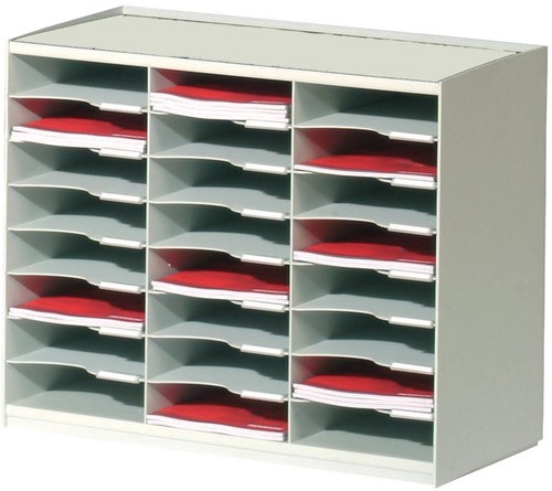 Paperflow sorteerrek Evolution, 24 vakken