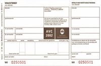 Vrachtbrief IEZZY BVA 1001 19x12cm 3voud 100stuks blanco