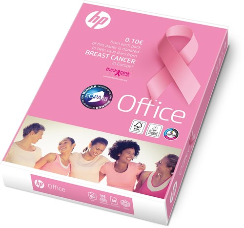 HP Office Pink Ream kopieerpapier, ft A4, 80 g, pak van 500 vel-2