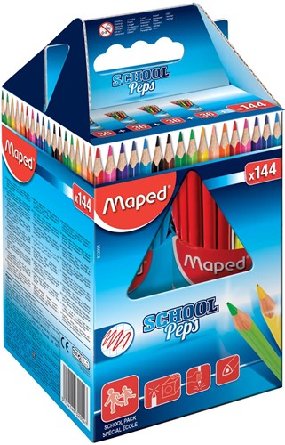 Maped kleurpotlood Color'Peps, 144 potloden (classpack)-3