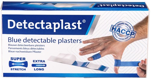 Detectaplast Elastic textielpleister, ft 180 x 20 mm, pak van 100 stuks