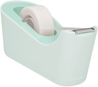 Plakbandhouder Scotch C18 mint + 1 rol magic tape 19mmx33m