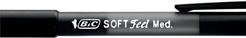 Bic balpen Soft Feel Clic Grip zwart-3
