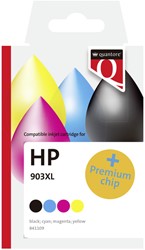 Inktcartridge Quantore alternatief tbv HP 3HZ51AE 903XL zwart 3 kleuren HC