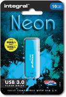 Integral Neon USB 3.0 stick, 16 GB, blauw-2