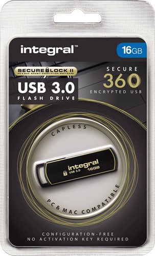 Integral 360 Secure USB 3.0 stick, 16 GB-2