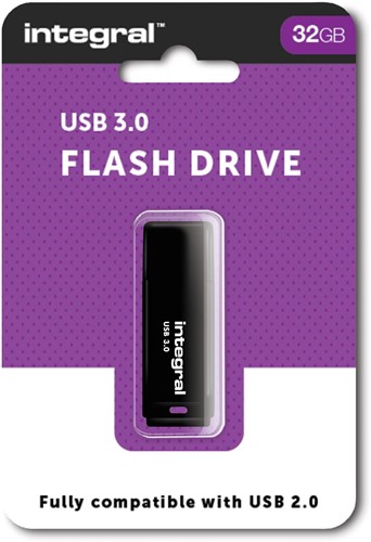 Integral Black USB stick 3.0, 32 GB, zwart-2