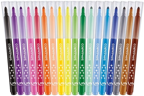 Maped Viltstift Color'Peps 18 stiften in een kartonnen etui-2