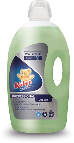 Robijn wasverzachter Deo Soft, 200 wasbeurten, flacon van 5 liter