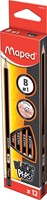 Maped potlood Black'Peps B, zonder gum-2