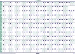 Brepols jaarplanner 2027, ft 59 x 82 cm