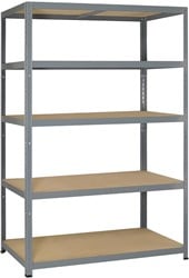 Avasco rek Strong 265, ft 196 x 120 x 50 cm, 5 legborden, gegalvaniseerd