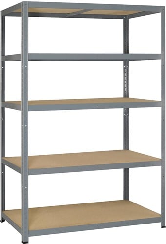 Avasco rek Strong 265, ft 196 x 120 x 50 cm, 5 legborden, gegalvaniseerd