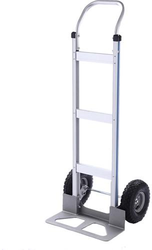 Steekwagen aluminium, tot 250 kg draagvermogen