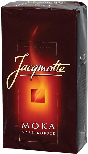Jacqmotte koffie, moka, pak van 500 gram