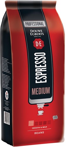 Douwe Egberts koffiebonen, espresso Medium, pak van 1 kg