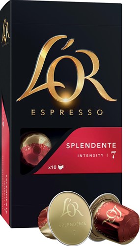 Douwe Egberts L'Or Intensity koffiecapsules, Splendente, pak van 10 stuks