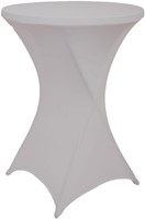 Hoes voor statafel, diameter 80 cm, grijs