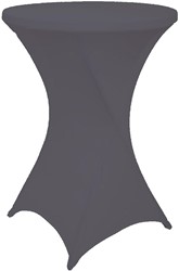 Hoes voor statafel, diameter 80 cm, antraciet-grijs