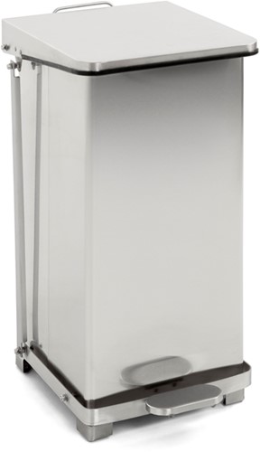 Industriële Pedaalemmer 45 Liter Mat RVS