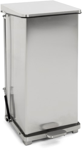 Industriële Pedaalemmer 90 Liter Mat RVS